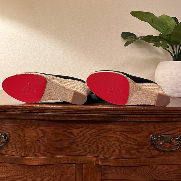 NEW Christian Louboutin Formentera Ballet Espadrille Wedges - Picture 6 of 12